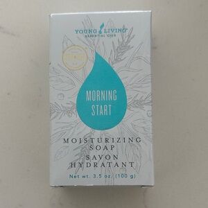 Young Living Morning Start Moisturizing Soap - Teal and Gray